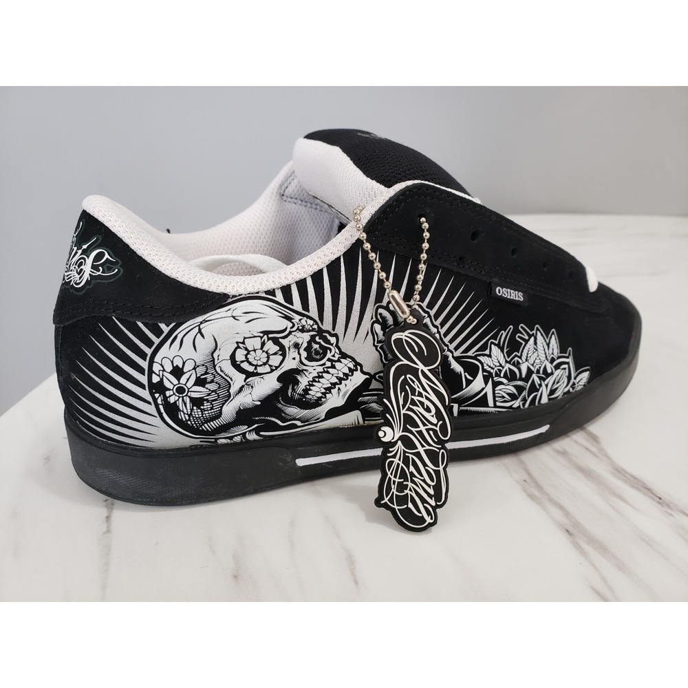 NEW NO BOX Osiris Serve x Maxx 242 Prayer Skull Hands‎ Skateboarding Shoe y2k